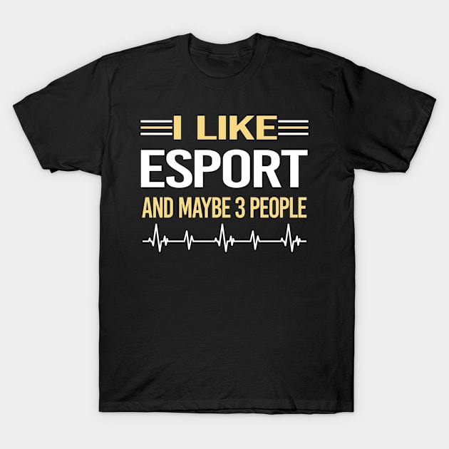 3 People Esports T-Shirt by symptomovertake